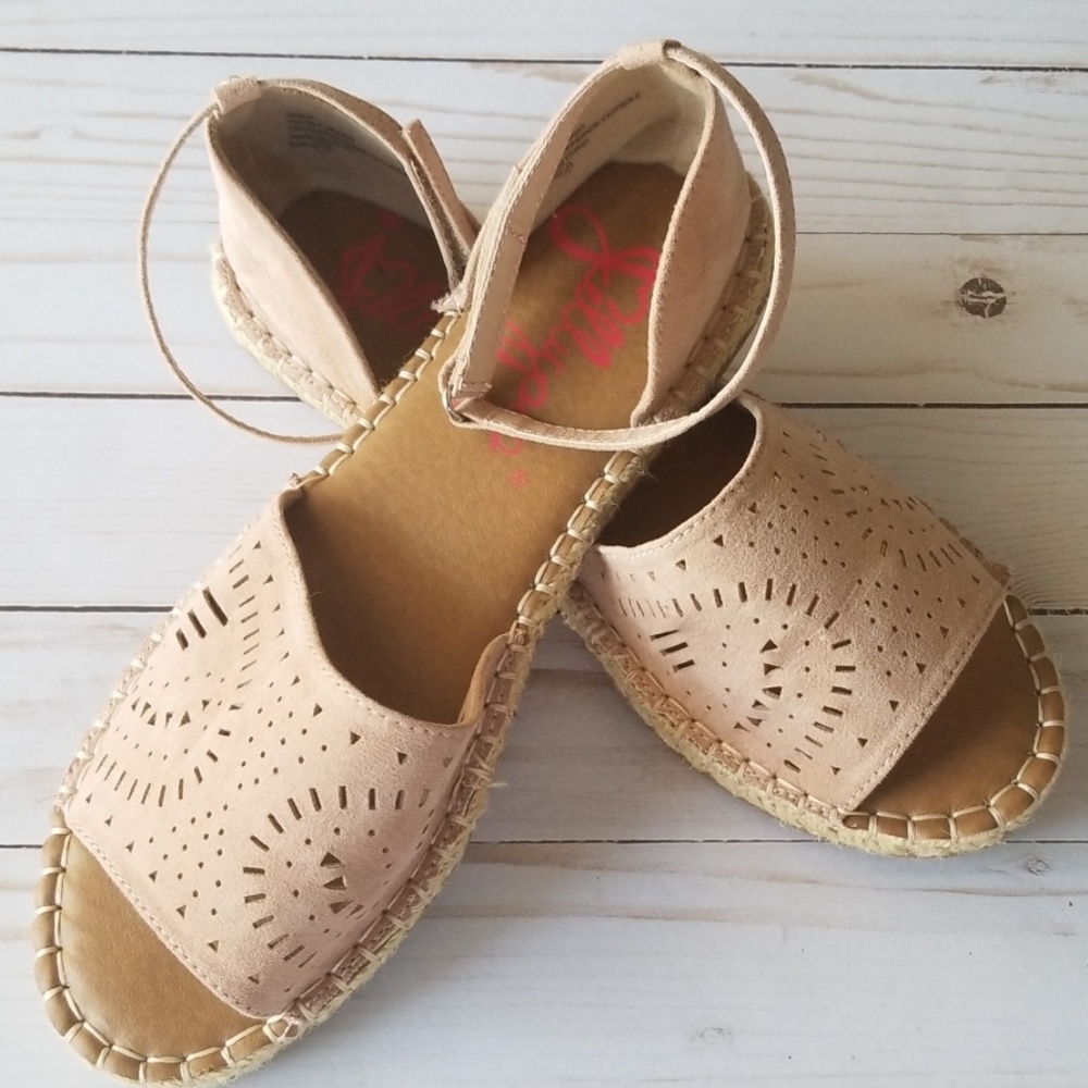 Neutral Espadrille Flat
